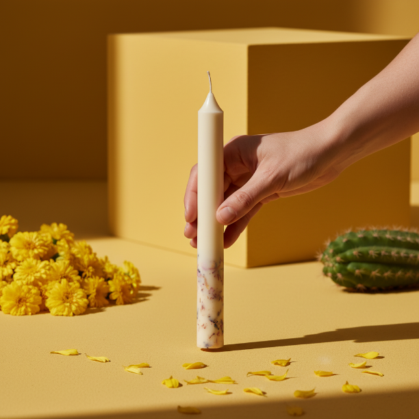 Solar Pleksus Çakra Mumu - ASTRALUMİ